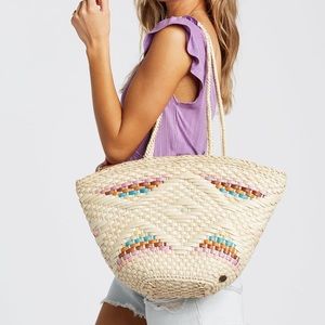 Billabong Beach Straw Tote / Bag